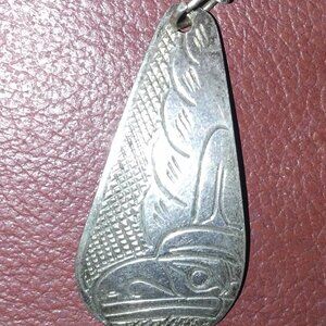 Rare find Price:CA$229. NATIVE 1st NATIONS EAGLE NECKLACE Silver